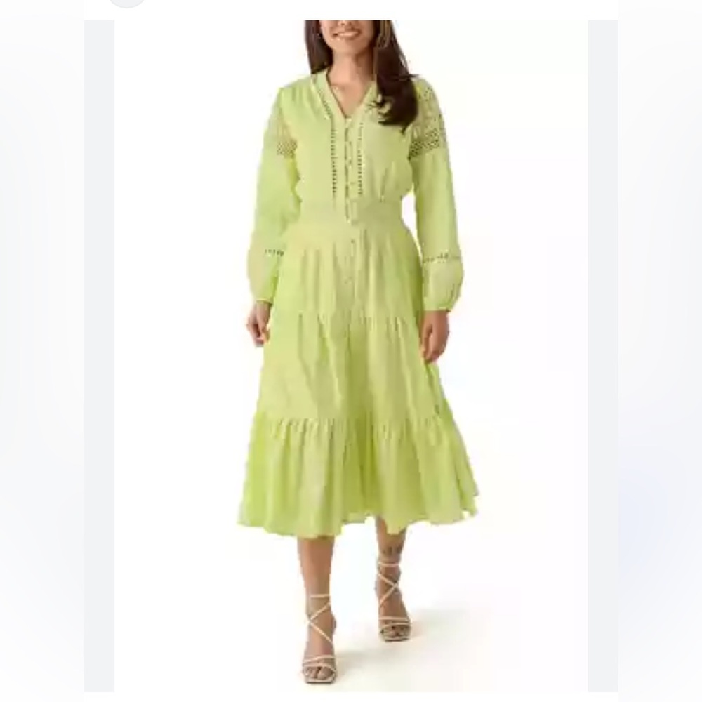 Philosophy Lime Long Sleeve Dress size M